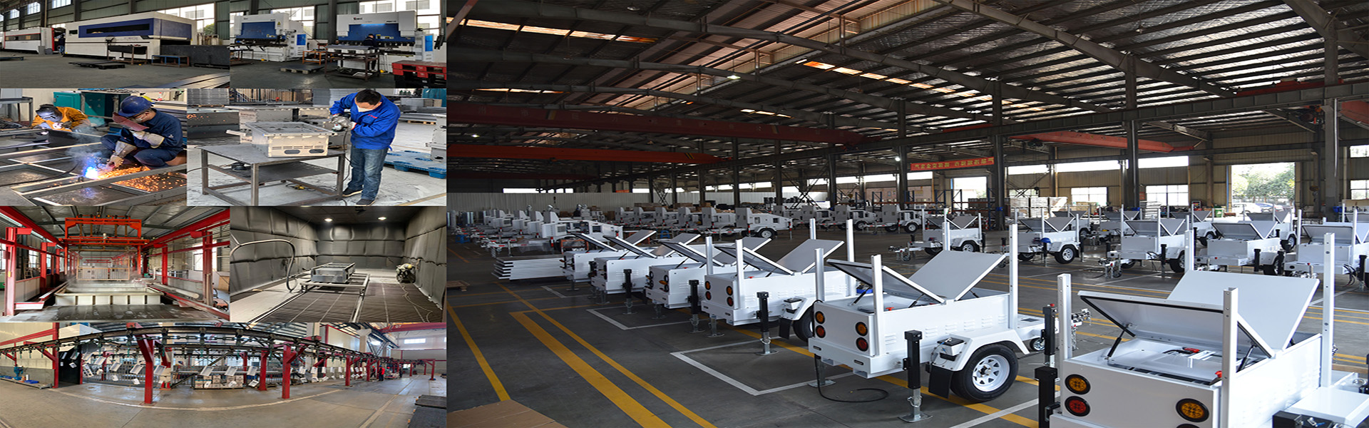 solar powered trailer production